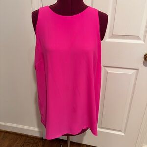 Vince Camuto Fuchsia Sleeveless Blouse